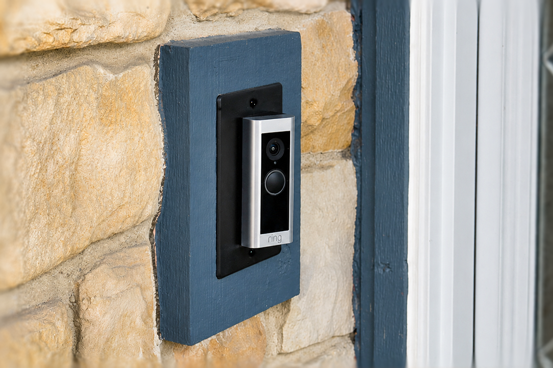 Ring Surveillance Illustration Home surveillance installation services
