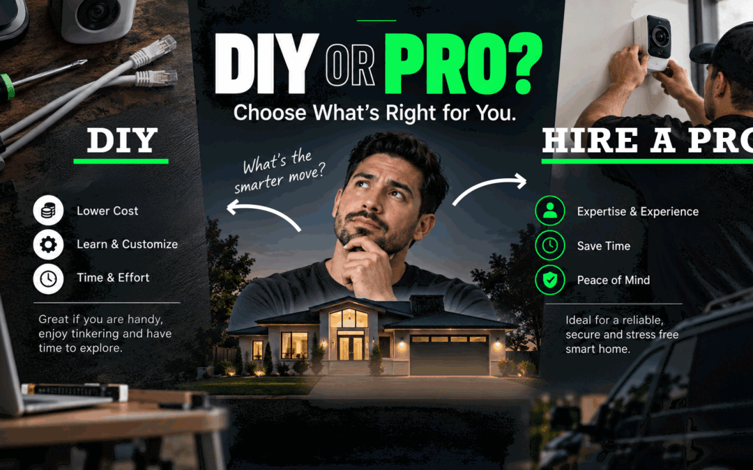 DIY Smart Home or Hire a Pro? How to Make the Right Call