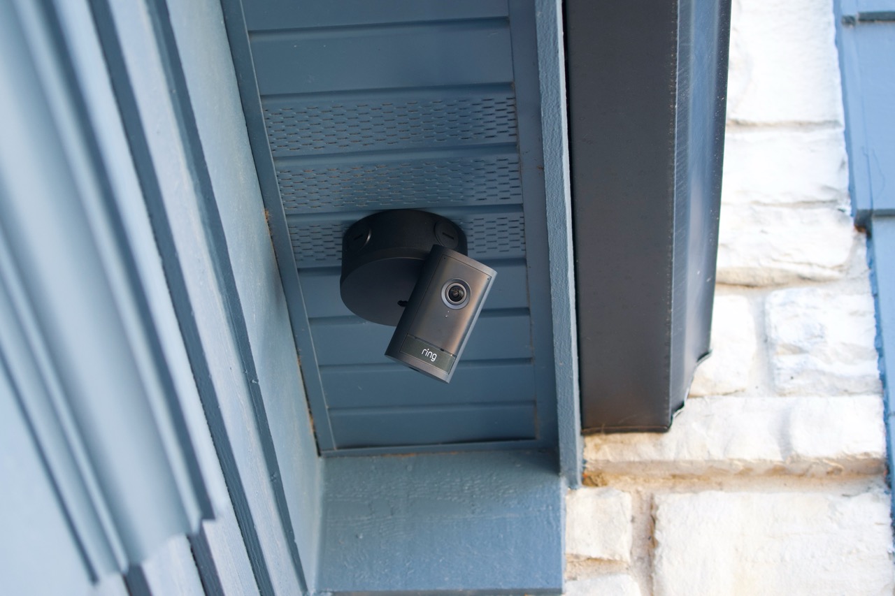 Ring Camera 1 Large Professional Security System Wiring and Control Box Installation