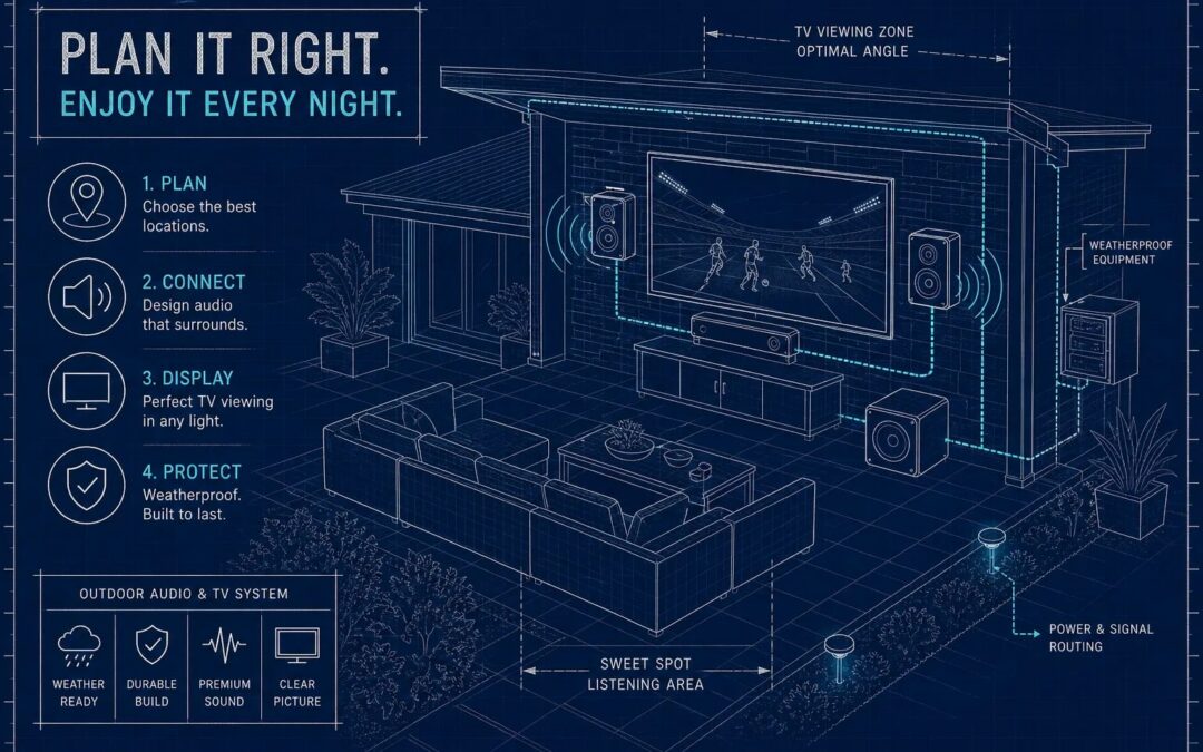 How to Plan Your Outdoor Audio and TV Install Right