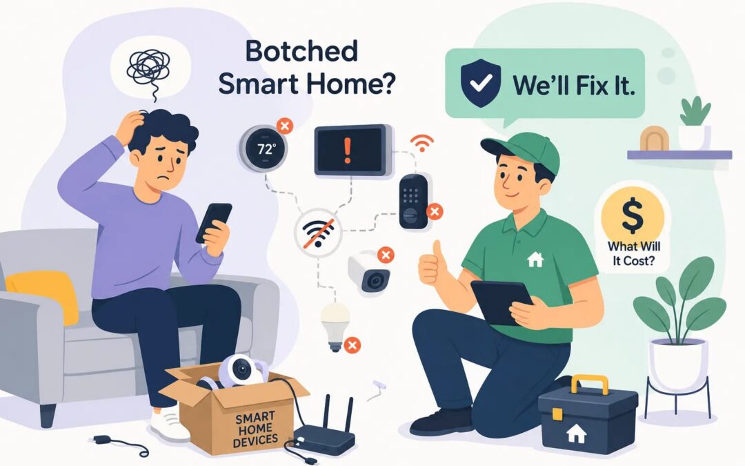 Who Fixes a Botched Smart Home Install (And What It Costs)